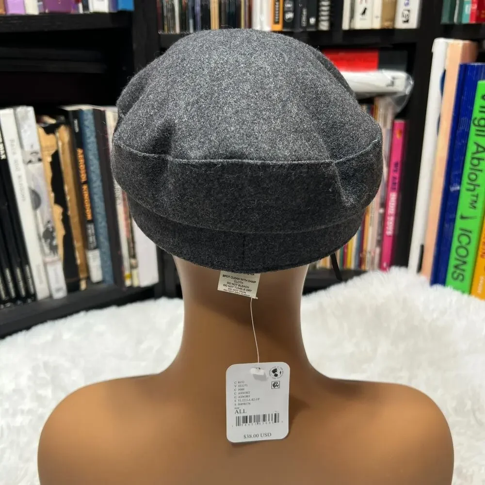 FREE PEOPLE PREP WOOL CADET CAP / HAT - Picture 5 of 7
